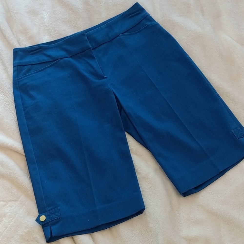 Royal blue Cache Bermuda shorts NWT